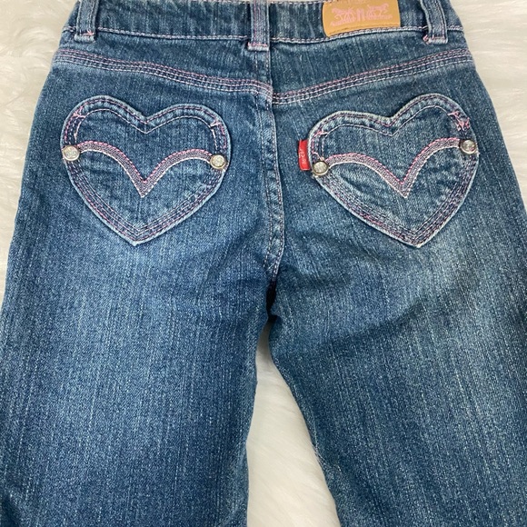 Girls Levi Bootcut Jeans - Picture 6 of 13
